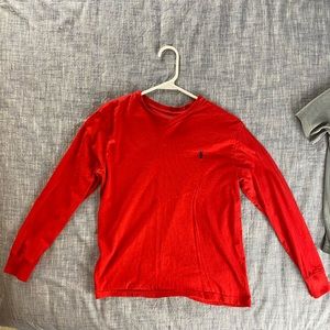 Boys Ralph Lauren Red Shirt.